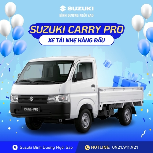 Xe tải Suzuki Carry Pro tại sao nên chọn cho việc chở hàng hàng ngày