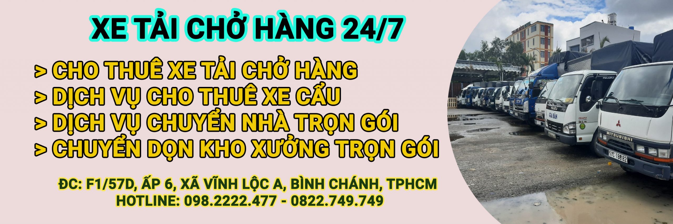 Cần xe tải chở hàng TPHCM gấp Dịch vụ vận chuyển chuyên nghiệp 24/7