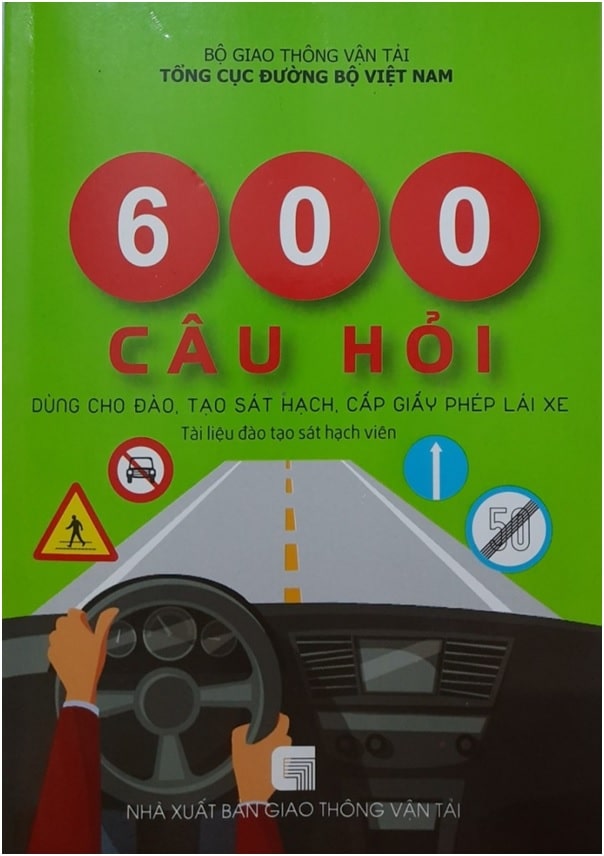 Tải lý thuyết lái xe b1 trọn bộ: Bao gồm 600 câu hỏi sát hạch mới nhất