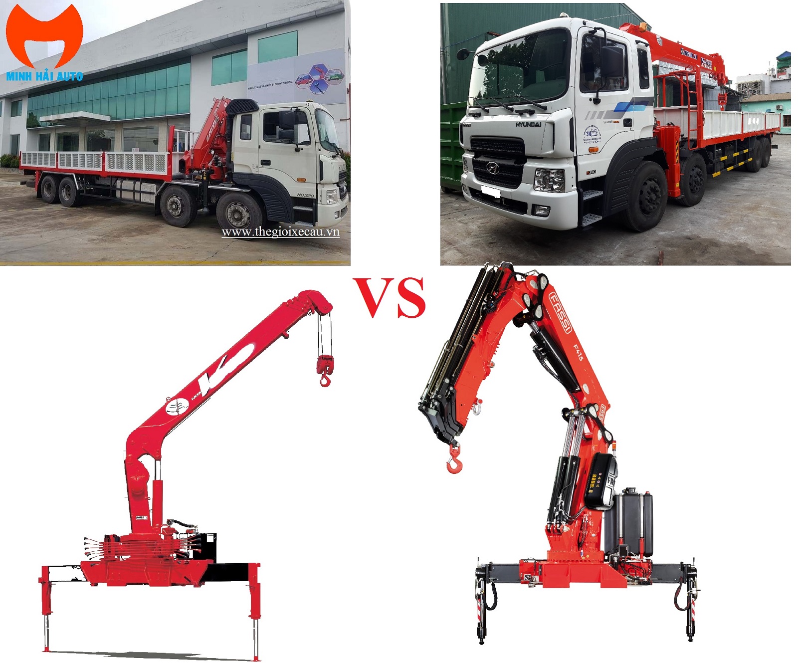 Xe Tải Gắn Cẩu Tự Hành Chất Lượng Vượt Trội So Sánh