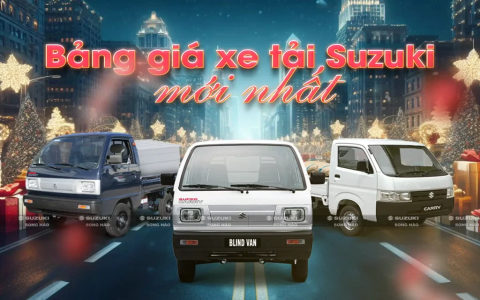 Xe tải Suzuki 1.25 tấn bán chạy vì tiện lợi và giảm giá nhiều đợt này.