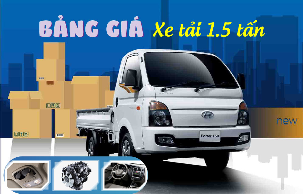 giá xe tải 1.5 tấn
